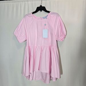 Hill House Ballerina Pink The Francesca Babydoll Top Small